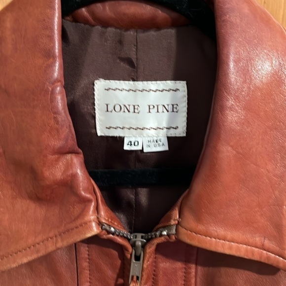 Lone Pine Vintage Brown Leather Jacket - Picture 2 of 16